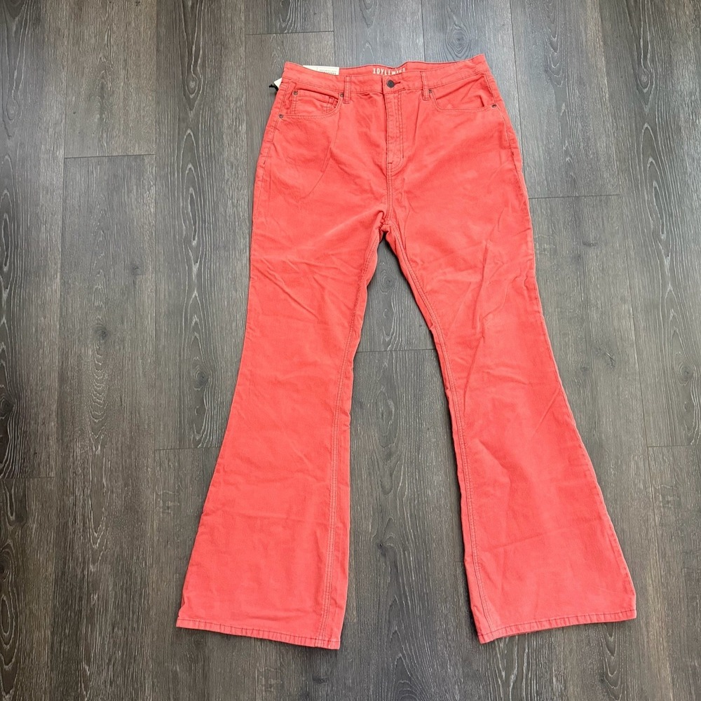 Idyllwind Miranda Lambert Size 16 34L High Rise Flare Corduroy Pants Western NWT
